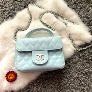 Light blue chanel purse